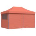 vidaXL Párty stan 292 x 440 x 315 cm Tehlová Oxfordská látka