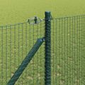 vidaXL Zváraný drôtový plot s hrotmi 10 x 1,2 m Oceľ s PVC povrchom