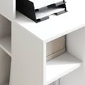 vidaXL Stôl Biela Kompozitné drevo 90 x 48 x 101,5 cm