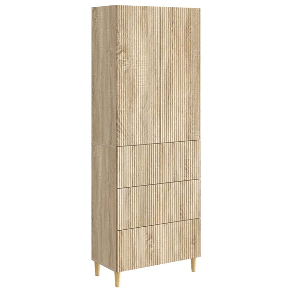 vidaXL Sada skríň 2 pcs Dub sonoma 66 x 34,5 x 90 cm Kompozitné drevo