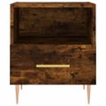 vidaXL Nočné stolíky 2 ks dymový dub 40x35x47,5 cm kompozitné drevo