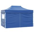 vidaXL Párty stan 280 x 410 x 315 cm Modrá Oxfordská látka