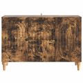 vidaXL TV skrinka Dymový dub 89 x 34,5 x 60 cm Kompozitné drevo