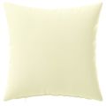 vidaXL Poťah na podložku 12 pcs HEERLEN Krémová 40 x 40 cm Polyester
