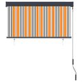 vidaXL Vonkajšia zatemňovacia roleta 120x250 cm žltá a modrá