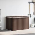 vidaXL Záhradný úložný box hnedý 149x99x93 cm
