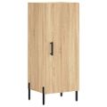 vidaXL Vysoká skrinka dub sonoma 34,5x34x180 cm spracované drevo