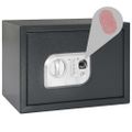 vidaXL Digitálny trezor so zámkom Tmavo šedá 35 x 25 x 25 cm Oceľ