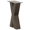 vidaXL Nohy konferenčného stolíka v tvare X, 2 ks, prírodná oceľ, 28 x (42-43) cm, oceľ