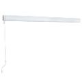 vidaXL Ručne ovládaná kazetová markíza modro-biela 350x250 cm