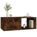 vidaXL Konferenčný stolík, dymový dub 100x50,5x35 cm, umelé drevo