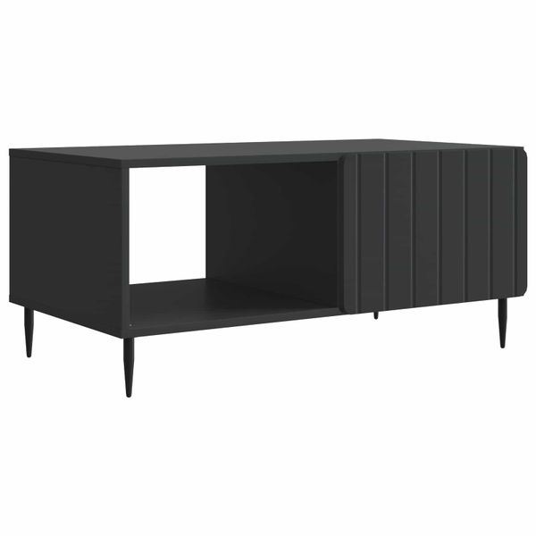 vidaXL Konferenčný stolík Čierna 90 x 50 x 40 cm Kompozitné drevo