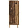 vidaXL Servírovacia skriňa Staré drevo 34.5 x 34 x 90 cm