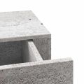 vidaXL Nástenná zásuvková polica betónovo-sivá 60x23,5x10 cm MDF