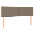 vidaXL Posteľný rám boxspring s matracom sivohned 140x200 cm látka