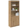 vidaXL Vysoká skrinka dub artisan 70x35x180 cm kompozitné drevo