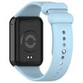 Silikónový remienok mi band 8 pro /m8 pro (4). svetlo modrý