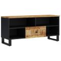 vidaXL TV skrinka 100x33x46 cm masívny mangovník a spracované drevo
