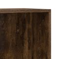 vidaXL Knižnica/komoda dymový dub 66x30x130 cm spracované drevo