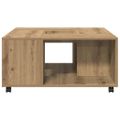 vidaXL Konferenčný stolík, dub artisan 80x80x40 cm, kompozitné drevo