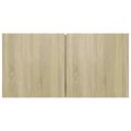 vidaXL Závesné TV skrinky 2 ks dub sonoma 60x30x30 cm