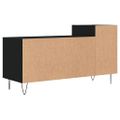 vidaXL TV skrinka čierna 100x35x55 cm spracované drevo