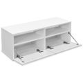 vidaXL TV skrinky 2 ks, kompozitné drevo 95x35x36 cm, biele