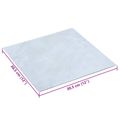 vidaXL Samo-lepiace podlahové dosky Biely mramor 30,5 x 30,5 cm 20 ks