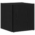 vidaXL Rohové police 33 x 33 x 34,5 cm Kompozitné drevo Čierny dub