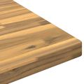 vidaXL Obdĺžnikový stôl 90 x 50 x 3,5 cm Obdĺžnikový Biela