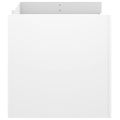 vidaXL Konferenčný stolík biely 100x50x50 cm kompozitné drevo