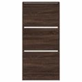 vidaXL Botník hnedý dub 60x21x125,5 cm kompozitné drevo
