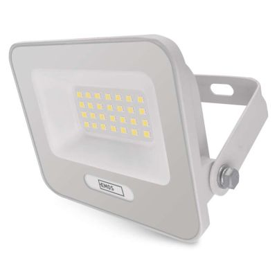 LED reflektor GLARO 20W, biely, IP65, 2000 lm, neutrálna biela