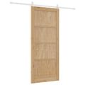 vidaXL Posuvné dvere ORKDAL 86 x 198,5 cm Borovicový masív