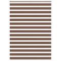 vidaXL Zebra roleta hnedá 155x230 cm šírka látky 150,9 cm polyester