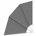 vidaXL Záclona na balkónové súkromie 210 x 210 cm Polyester Svetlosivá