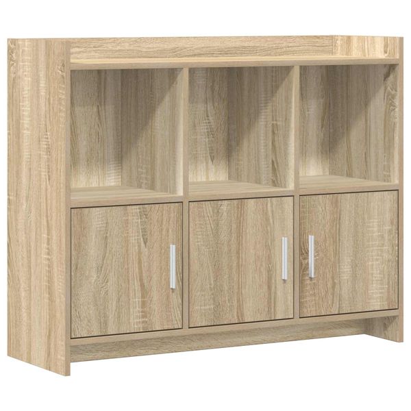 vidaXL Servírovacia skriňa Dub sonoma 98,5 x 33 x 80 cm