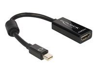 Video adaptér - Mini DisplayPort s pínmi (male) do HDMI so zdierkami (female) - 18 cm