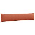 vidaXL Vankúše na pohovku 2 pcs Červenooranžová 200 x 40 cm