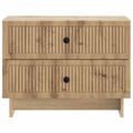 vidaXL Nočný stolík Dub artisan 62 x 34,5 x 47,5 cm Kompozitné drevo