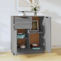 vidaXL Komoda sivý dub sonoma 60x30x70 cm spracované drevo