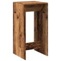 vidaXL Barový stôl staré drevo 51x50x103,5 cm kompozitné drevo