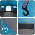vidaXL Rodinný stan 487 x 340 x 216 cm Modrá Polyester a oceľ