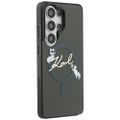 Puzdro Karl Lagerfeld IML KC Script MagSafe pre Samsung Galaxy S26 Ultra čierne