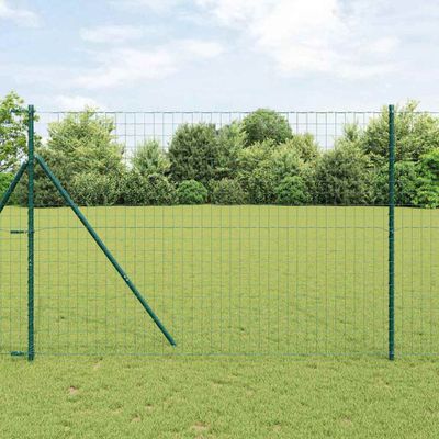 vidaXL Pevný kovaný drôtový plot 10 x 1,5 m (Š x V)