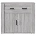 vidaXL Komoda sivý dub sonoma 80x33x70 cm spracované drevo