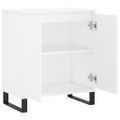 vidaXL Komoda biela 60x35x70 cm spracované drevo