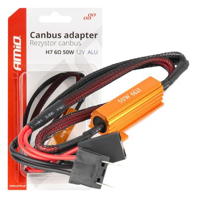 Rezistor pre LED žiarovky CANBUS 6? 50W H7 AMiO-04089
