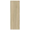 vidaXL Stojany na kvety 2 ks, dub sonoma 33x33x100cm, kompozitné drevo