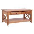vidaXL Konferenčný stolík 100x55x46 cm masívne mahagónové drevo